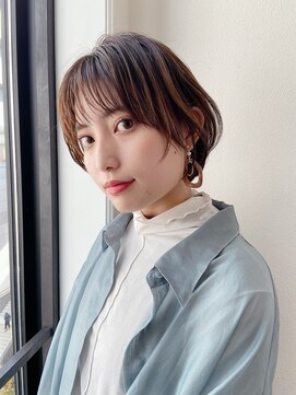 ガーランドツー(Garland 2F) <小顔になれるカット> 丸みショートヘア [池袋]