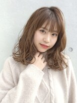 カカン(Kakan)&nbsp;【kakan鎌倉】シースルーバング×フォギーベージュ