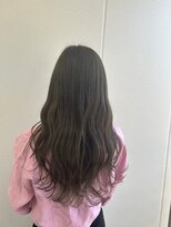 ガリカ シーム(Gallica/SEAM)&nbsp;【桑原雪音】ブリーチカラー/透け感オリーブベージュ/艶髪ロング