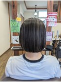 ハイライトカラー×ボブ