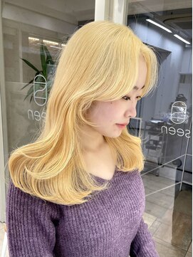 シーン(seen) 【くびれヘア×ブロンド】