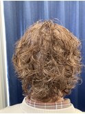 艶々パーマスタイル