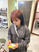 ヒカリス 東三国(HIKARIS) 笑顔溢れるグラデーションルーツカラー/ペールピンク/ネイビー