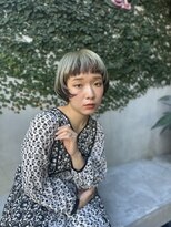 デュッカ(ducca)&nbsp;デザインカラー×ショートボブスタイル