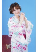 夏祭り/心斎橋/ヘアメ/セットサロン