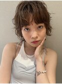 パーマウルフパーマショートウルフパーマオン眉パーマショート