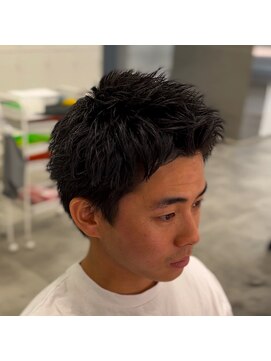 ルースト 西院店(ROOST) スパイキーショート ／メンズショート／ブリーチ／モテヘア