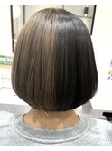 ツートンカラーボブ