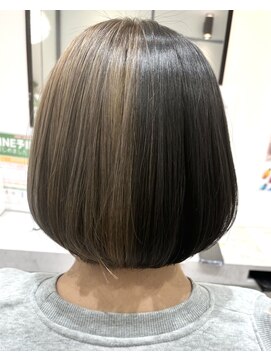 フィゼル 南堀江店(fizelle) ツートンカラーボブ