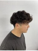 波巻きパーマ高円寺床屋バーバー東京スキンフェードシェービング