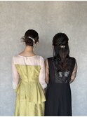 カチモリ&ハーフアップ