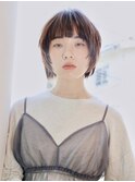 厚めバング/ウルフ/マッシュショート/アッシュ系/FIEL東戸塚