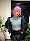 フェイスフレーミングカラーショートウルフミディアムレイヤー