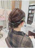 シニヨンヘア