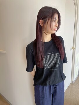 クム(QUMU) レッドブラウン×レイヤー