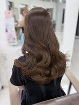 ハピネス 梅田茶屋町店(HAPPINESS)&nbsp;韓国風/レイヤーカット/顔周り/顔まわり/髪質改善/ベージュ