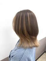 美容室 びゃんびゃん 社店&nbsp;アンブレラカラー/デザインカラー/フェイスフレーミング