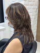 アッシュ 吉祥寺店(Ash)&nbsp;白髪ぼかし/脱白髪染め/白髪/大人女性/髪型/細めハイライト