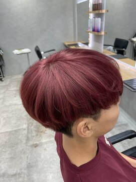 ノアル(NOAHL) G ブリーチ1回/チェリーレッド/マッシュ