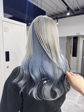 ペレ 栄店(PELE) ホワイトグレージュ/デジタルパーマ/チェリーブラウン/栄