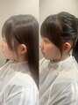 ラビマーニ 箕面店(Labimani)&nbsp;もみあげに繋がる顔周りカット