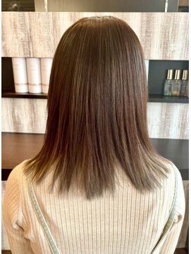 ヘアショップエヌアンドエー 久喜店(hairshop N&A) 艶×透明感◎ストンとまとまるロングストレート