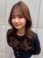 ロンド アンブル 四条烏丸(Lond ambre)&nbsp;平野実花/くびれ/レイヤーカット/髪質改善/ブラウン/カラー