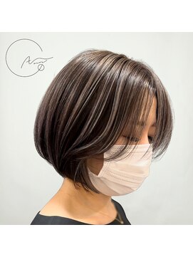 CoCoオリジナル白髪ぼかしハイライト