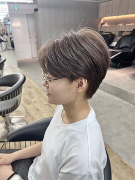 ロンドシエル 横浜(Lond ciel) men's/メンズ/刈り上/げセンターパート/ダウンパーマ/横浜