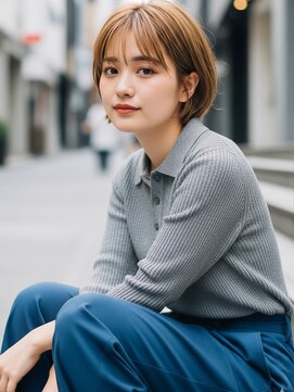 ライクバイコトナ 越谷(RIKE by kotona) 30代40代50代絶壁解消ひし形小顔前下がりショートボブ【越谷】