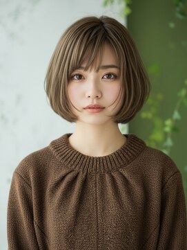 コトナ 越谷店 ボブ×コンパクトボブ×ミニボブ×ココアブラウン×レイヤーボブ