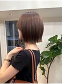 グレージュボブ[表参道/原宿/ダブルカラー/ケアブリーチ]