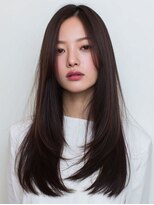 シャルマン 銀座(Charumante)&nbsp;20代30代◎髪質改善×ダークアッシュ小顔ミディアムスタイル