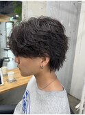 毛流れミックスパーマ
