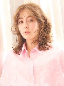 アース 焼津店(HAIR&MAKE EARTH) ライトブラウン×レイヤーカット