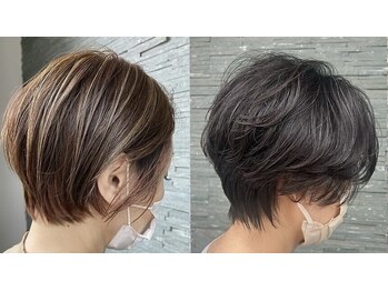 デラメアウープウープ(de.la.mair woop woop)の写真/乾かすだけで整う大人の再現性カット、伸びても綺麗が続く上品なシルエットへ導きます。
