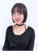 ボブ×　チェリーレッドカラー