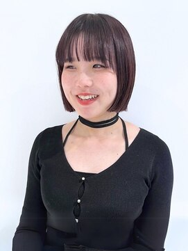 バサ 国分寺店(BASSA) ボブ× チェリーレッドカラー