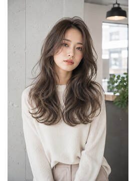 バグズ(Baguz) くびれレイヤー韓国風レイヤーグレージュロング
