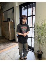 フリー(FREEY)&nbsp;ミディアムパーマ　ラベンダーグレージュ
