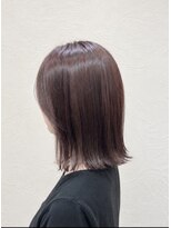 ロッカ ヘアーイノベーション(rocca hair innovation)&nbsp;外ハネピンクブラウンカラー［稲毛/髪質改善］