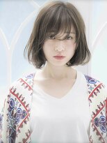 肩上ボブ×シースルーバング