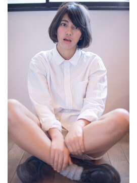 エルクバイコットン(elk by Cotton) 【elk by cotton平塚】ショートボブ/縮毛矯正/ワンカール