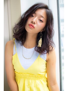 ロンド 銀座(Lond) 【Lond】  暗髪でもおしゃれゆるふわミディ