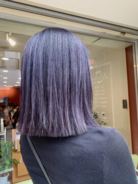 ロータスヘア(Lotus hair) ネイビーパープルカラー