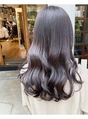 ラベンダーアッシュでしっかり暗くお洒落美髪