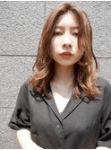 大人の無造作ロングヘア【有海一生】/髪質改善／グレージュ
