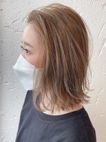 ボックスミコ(Box mico.)&nbsp;20代・30代・糸チップハイライトで明るめブロンドボブ☆