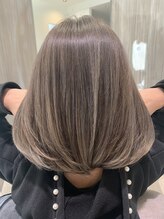 カラーズ(PRIVATE HAIR SALON COLOR'S) 大人ナチュラル感◎ハイライト+パールグレージュ　before→after