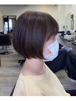 ラッキーヘア 加古川(Lucky Hair)&nbsp;グレージュ白髪ぼかしハイライト/ショートボブ【カドワキ】